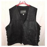 2 leather vests