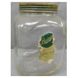 1910 Bunte Fine Confections candy 1 gallon glass