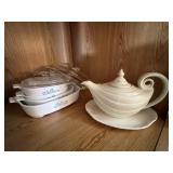 4pc Corning ware Casserole Dishes with Lids,