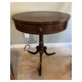 Antique Round Duncan Phyfe-Style Coffee Table,