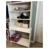 White Storage Shelf, Measures: 32"W x 14"D x