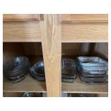 6pc Aluminum Cake Pans, 4 Glass Casserole Dishes,