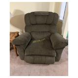 Olive Green Lazy-Boy Rocker Recliner; Measures: