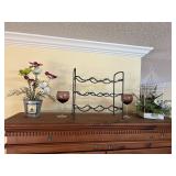 Wall Hanging Pine Wood/ Metal 2- Shelf Display