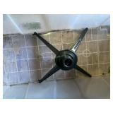 8' Christmas Tree with Stand in Tote, with Lid,