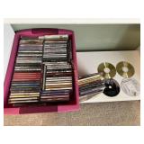 Pink Crate with 50+ Music CD's from the Last 70
