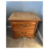 Maple Night Stand, Measures: 23"W x 17"D x 24"H