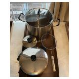 Revere ware Stainless 4.5 qt. Saucepan with Lid,