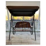 Garden Patio Swing with Canopy, Measures: 62'W x