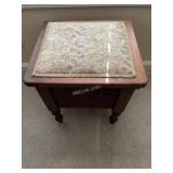 Antique Wood Child Potty Trainer, Measures: 15'W