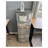 Clear/Grey 5- Drawer Storage Containing Fiskars