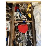 Box Filled with Kitchen Utensils, Box Filled with