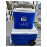 Coleman Rolling Cooler with Pull Handle