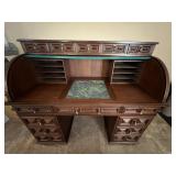 Mahogany Roll Top Desk by Johnson Yu Furnishings,