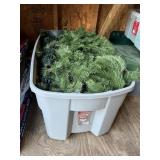 7' Christmas Tree in Grey Tote, with Lid