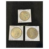 1922, ï¿½24, ï¿½25, Peace $1ï¿½s