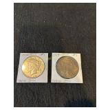 1922, ï¿½23, Peace $1ï¿½s