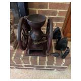 Cast Iron coffee bean grinder vintage 1873