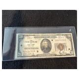 1929 Series $20 Federal Reserve New York Bank