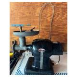 Osborne National electric sausage meat grinder