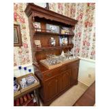 Ethan Allen cherry buffet server with 2 upper