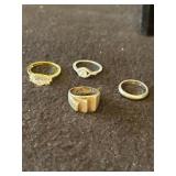 4- Sterling Silver Rings
