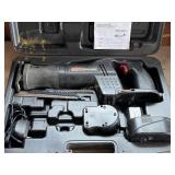 Coleman powermate sawsall with battery, charger