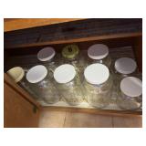 7- gallon size, 2 1/2 gallon size glass