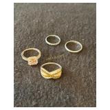 4- Sterling Silver Rings