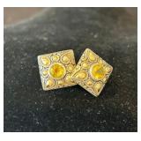 Samuel B Behnam BJC, .925, 18K Huggie Earrings