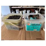 1 1/2 gal roofing nails, 12 penny coated nails,