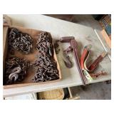 4- sections of chain, 1- chain binder, 1- belt