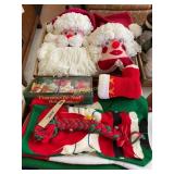 Christmas decor: Mr. and Mrs. Claus wall hanging