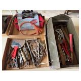 Metal box with mechanic and hand tools, new 20pc