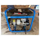 Power back gas generator (5000 watt) on dolly.