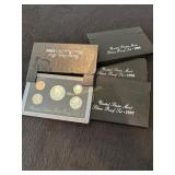 4- Silver Proof Sets-