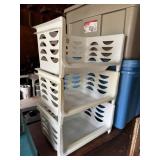 3- Tier white sterility stackable organizer, 1-