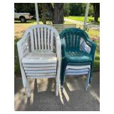 11 Resin outdoor deck chairs