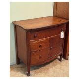 Antique wash stand, oak veneered, Measures: 29ï¿½W