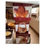 Fitz and Floyd snack plate and spreader- NIB,