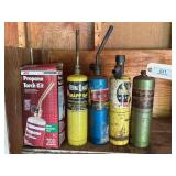 Ace propane Torch and 4- 16oz propane cylinders