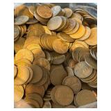 5 lbs. Plus of Lincoln Cents -Wheat and Memorial