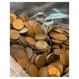 5 lbs. Plus of Lincoln Cents -Wheat and Memorial