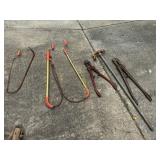 1- pipe bender, 2- bolt cutters, 3- hand crank