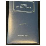 States of the Union Stamp and Coin Collection in