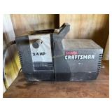 Craftsman 3/4 HP electric air compressor with 50'