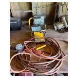 3 work lights, 2- trouble light with 50'