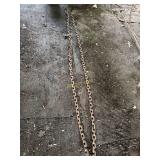 Heavy duty tow chain with hook on one end- 15'