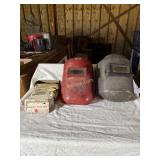 Pair of Welding face shields with lens