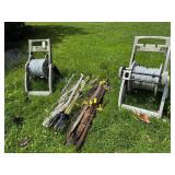 2- large rolls of electric fencing (synthetic)
